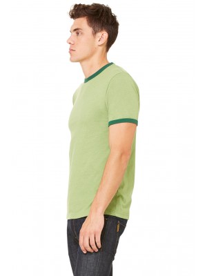 Bella + Canvas 3055C Men's Jersey Short-Sleeve Ringer T-Shirt